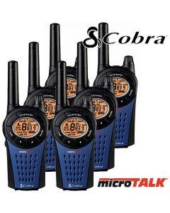 12km COBRA MT975 Walkie Talkie 2 Two way PMR Radio - Six