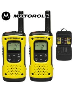 10Km Motorola TLKR T92 H2O Floating Two Way Radio Walkie Talkie Travel Pack - Twin
