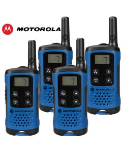4Km Motorola TLKR T41 Walkie Talkie 2 Two Way PMR 446 Compact Radio Set - Quad