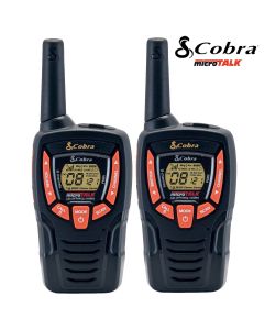 5Km Cobra AM245 Two Way PMR 446 Walkie Talkie Licence Free Radio Twin Pack