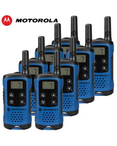 4Km Motorola TLKR T41 Walkie Talkie 2 Two Way PMR 446 Compact Radio Set - Eight