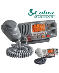 COBRA MR F77 Fixed Marine VHF Radio UK With GPS E Specification & Chanels 2 Way Boat