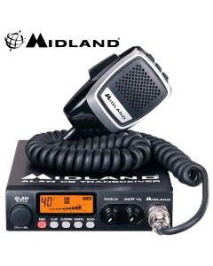 Midland 78 Plus 80 Channel AM FM Multi Band CB Transceiver Radio with Microphone