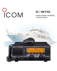 Icom IC-M710 Advanced Long Range 150W MF/HF SSB Marine Radio