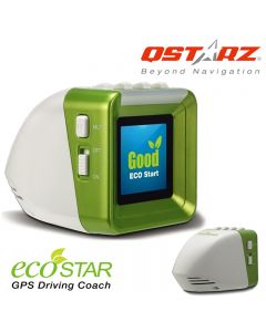 Qstarz EC-Q1600 ECO Star Real Time GPS Driving Coach for Safe Driving and Fuel Efficiency