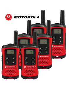 4Km Motorola TLKR T40 Walkie Talkie 2 Two Way PMR 446 Compact Radio Set - Six