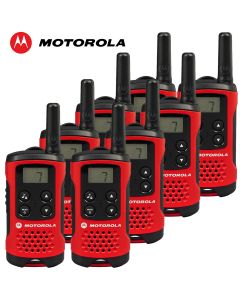 4Km Motorola TLKR T40 Walkie Talkie 2 Two Way PMR 446 Compact Radio Set - Eight