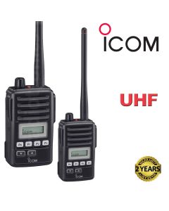 Icom IC-F61V UHF Waterproof Simple Portable Digital analogue Two Way Radio