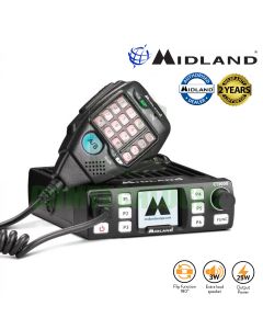 Midland CT3000 Professional 25w Long Range VHF/UHF Dual Band In Dash Amateur Ham Radio