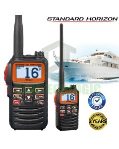 Standard Horizon HX-40E Ultra Compac Marine Radio with FM broadcast Receiver