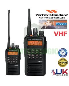 Vertex EVX-530 VHF Digital Portable Walkie Talkie 2 Way Security Radio 