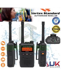 Vertex EVX-S24 UHF Digital Water Submersible Portable Walkie Talkie 2 Way Radio