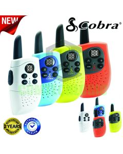 Cobra HM234 2 Way PMR 446 Walkie Talkie Radio Family Festival Pack Quad