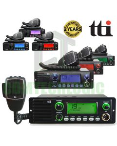 TTI TCB-1100 DSS 4W 40 Channel AM/FM Operation CB Radio With Built in Speaker 