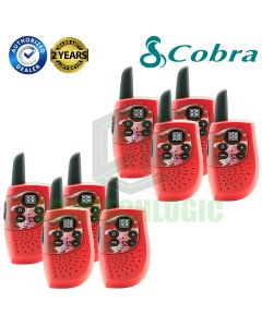 Cobra Hero Fire HM230R Kids Walkie Talkie 2Two Way PMR 446 Radio 8 Pack