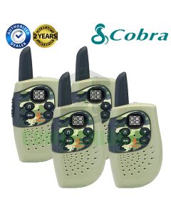 Cobra Hero Military HM230G Kids Walkie Talkie 2Two Way PMR 446 Radio Quad Pack