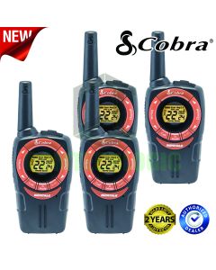 8Km Cobra SM662C Walkie Talkie Two Way PMR 446 Security Leisure Radio Quad