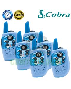 Cobra Hero Police HM230B Kids Walkie Talkie 2Two Way PMR 446 Radio 6 Pack