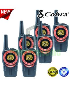 8Km Cobra SM662C Walkie Talkie Two Way PMR 446 Security Leisure Radio Six