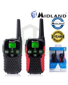 Midland G5C-UK Licence Free 2 Two Way Walkie Talkie PMR446 Compact Radio Twin