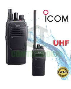 Icom IC F1000 UHF Portable Waterproof Two Way Radio