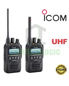 Icom IC F52D UHF Digital analogue Two Way Compact Waterproof Radio