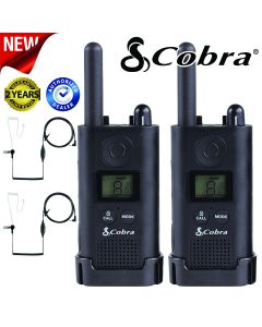 8km Cobra PU500 BG Pro Business Radio Two Way PMR 446 Walkie Talkie Radio Twin