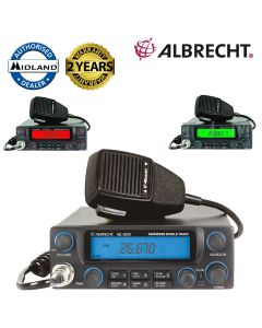 Albrecht AE-5890EU All Mode 7 Colour Display with 10m/12m 40ch AM/FM CB Radio 