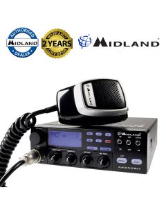 Midland 48 Plus Multi Region 40UK/EU Channel AM/FM 4w 12V UK EU CB Mobile Radio