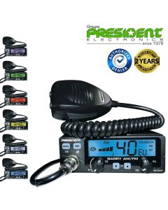 President BARRY AM FM ASC 12/24V 40FM + FM UK 12/24v CB radio 