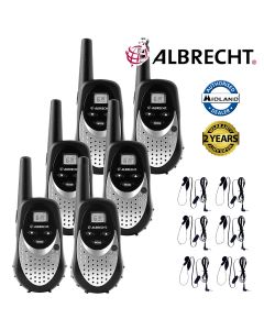 Albrecht TecTalk Smart Plus Walkie Talkie Two Way PMR 446 Leisure Radio Six 