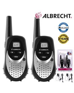 Albrecht TecTalk Smart Plus Walkie Talkie Two Way PMR 446 Leisure Radio Twin 