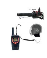 Pama HM-100 PTT/VOX Open Face Motorbike Motorcycle Intercom Headset for Cobra 2 Two Way Radios