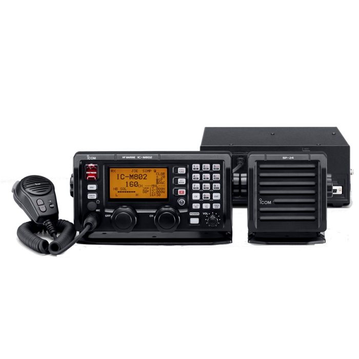 Icom IC M802 Advanced DSP Marine Radio with Compact Remote Head