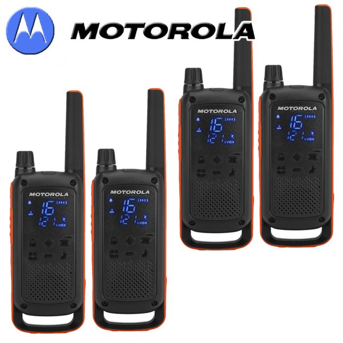 MOTOROLA Talkabout T82 Extreme Quadpack, 4 Walkie Talkies