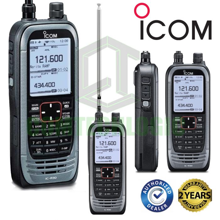 Icom IC-R30 Wideband Handheld Analogue/Digital Scanning Receiver